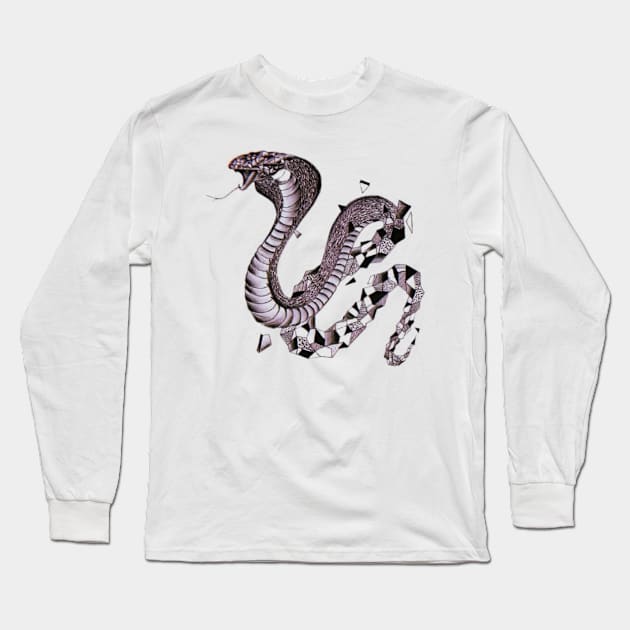 Cobra Long Sleeve T-Shirt by Ini